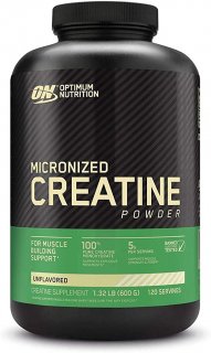 Optimum Nutrition Micronized Creatine Monohydrate Powder, Unflavored, Keto Friendly, 120 Servings
