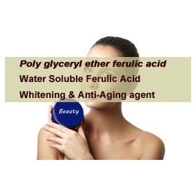 Poly glyceryl ether ferulic acid Water Soluble Ferulic Acid Whitening & Anti-Aging agent NEW 1kg/bag bulk price