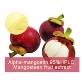 Alpha-mangostin 95%HPLC Mangosteen fruit extract 50g/bag free shipping